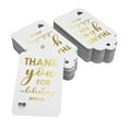 thumbnail image 2 of Inkdotpot Pack Of 100 Real Gold Foil Paper Tags ThankYou For Celebrating With Us Bridal Shower-Baby Shower-Retirement-Wedding-Birthday Favor Hang Tags, 2 of 6