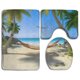 thumbnail image 1 of ABPHQTO Árbol de hamaca de playa tropical Juego de alfombras de baño de 3 piezas Alfombra de baño Alfombra de contorno y tapa de inodoro ABPHQTO Cont-CHAPPLE-38356, 1 of 2