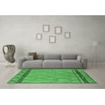 thumbnail image 3 of Ahgly Company Indoor Square Solid Emerald Green Modern Area Rugs, 7' Square, 3 of 4