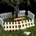 thumbnail image 3 of 100 pcs Mini Fence Miniature Wooden Fence Mini Picket Fence Garden Mini Fence, 3 of 9