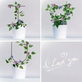 thumbnail image 4 of 3Pcs Metal Garden Plant Support I Love U Shaped Support for Climbing Plants Small Plant Trellis Garden Plant Climbing Rack Waterproof Plant Support Frame for Houseplants and Vines, 4 of 8