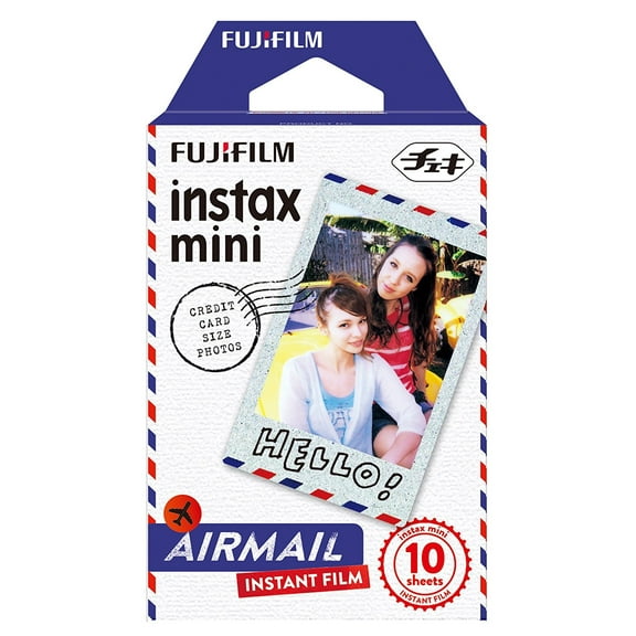 Fujifilm Instax Mini 8 Full Color AIR-MAIL Fuji Instant Film 10 Sheets Prints