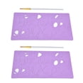thumbnail image 3 of Moldes De Silicona Para Fondant De Letras, Molde De Silicona Para Fondant De Letras Acrílicas No Pegajosas Para Hacer Dulces Para Cumpleaños Para Aniversario Para Decoración De YLSHRF Letter Fondant Silicone Mold, 3 of 8