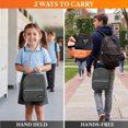 thumbnail image 6 of OPUX Insulated Lunch Box for Kids and Adults, Soft Lunch Bag, Charcoal, 6 of 7