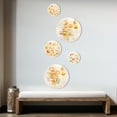 thumbnail image 3 of Designart "Abstract Shapes in Yellow VI" Modern Geometric Metal Wall Art Set of 5 Piece, 3 of 5