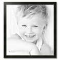 thumbnail image 2 of ArtToFrames 30" x 32" Honors Black with Silver Picture Frame, 30x32 inch Black Wood Poster Frame (WOM-5157),  Pack, 2 of 7