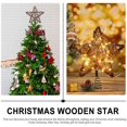 thumbnail image 4 of Adorno para árbol de Navidad con 30 luces LED de cobre blanco cálido, adornos navideños naturales de ratán vintage para chimenea de mesa de árbol de Navidad, 4 of 4