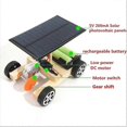 thumbnail image 3 of Diy Solar Hybrid Electric Vehicle Wooden Assembled Science Model With Rechargeable Battery 26-27s, 3 of 4