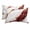 Red, variant on Chaise Lounge Headrest Pillow 2 Pack, Marble Turquoise Waterproof Chair Pillows with Insert & Adjustable Elastic Strap for Beach Pool, Gold Foil Ceramic Style Crack Scratch Outdoor Patio Pillow