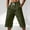 Army Green, variant on Aueoeo Long Shorts For Men Casual Summer Beach Shorts Solid Color Elastic Waist Drawstring Vacation Shorts with Pockets