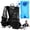 Black, variant on Grusce Running Vest for Men Women, Lightweight Hydration Vest with 68 oz Water Bladder, Adjustable Breathable Reflective for Marathon Trail Hiking Cycling