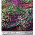 thumbnail image 3 of Soimoi Velvet Fabric Leopard Panel Fabric Prints by Yard 58 Inch Wide, 3 of 3