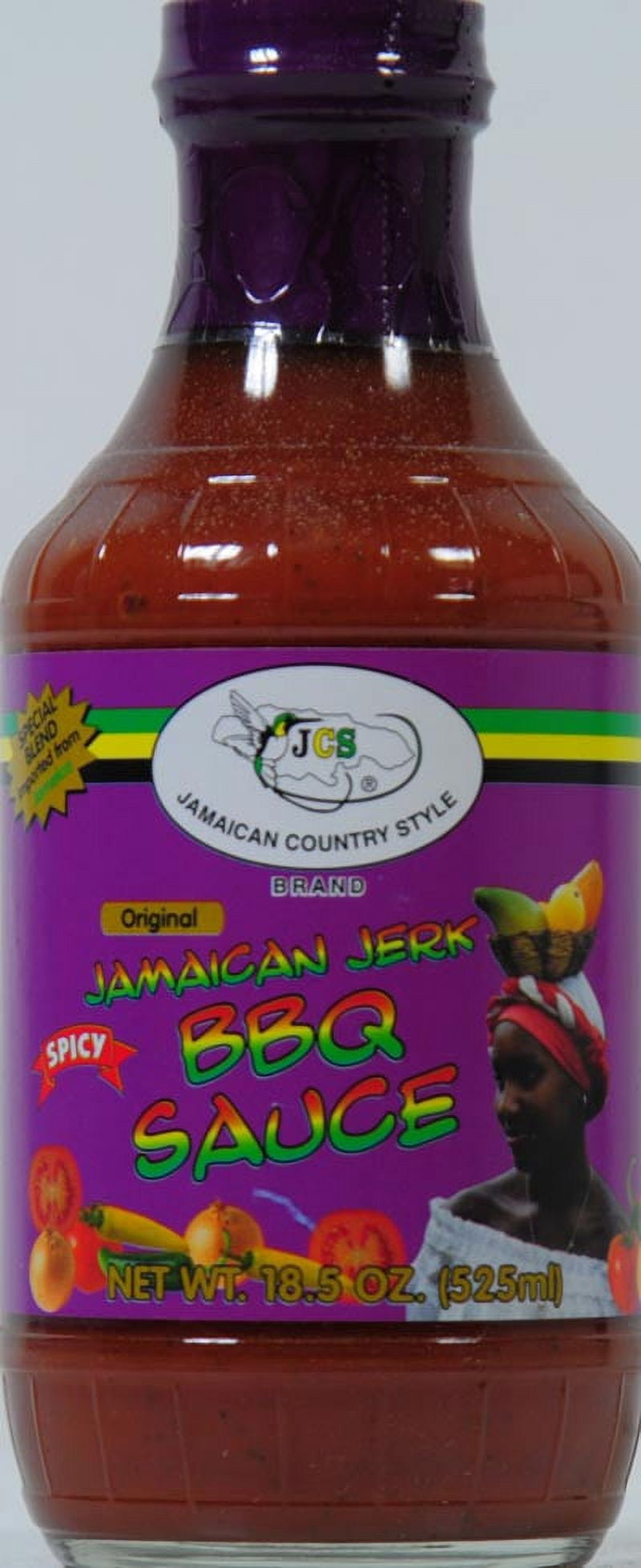 Kingston-Miami Trading Co. Jamaican Country Style Jerk BBQ Sauce, 12 oz