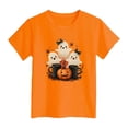 thumbnail image 5 of xaweyi Halloween T Shirt for Kids Girls Cute Ghost with Bow Graphic Short Sleeve Crew Neck,Sizes 8-9 Years, 5 of 5