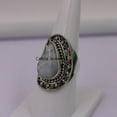 thumbnail image 4 of Silver Gift Ring, Moonstone Solid 925 Sterling Silver Ring, 4 of 5