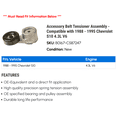 thumbnail image 2 of Accessory Belt Tensioner Assembly - Compatible with 1988 - 1995 Chevy S10 4.3L V6 1989 1990 1991 1992 1993 1994, 2 of 2