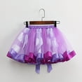 thumbnail image 5 of Ugoldhm Little Girls Skirt Mesh Summer Cute Print Elastic Waist Dance Skirts with Hair Band Size 3-8 Years, 5 of 6