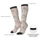 thumbnail image 4 of Fotbe Safari Animals Calcetas Divertidas Estampadas para Hombre y Mujer, Calcetas de Algodón hasta la Rodilla para Caminar, Correr, Enfermería y Embarazo, 4 of 6