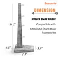 thumbnail image 3 of Wooden Stand Mixer Attachment Holder, Compatible with Kitchenaid Stand Mixer Attachments for Space-saving,Grey, 3 of 6