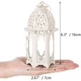 thumbnail image 2 of 4 Pcs Lanterne à Bougie, Petite pour Noël Blanc, 2 of 4