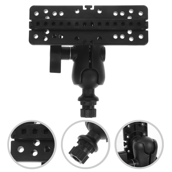 SHINYPASING Kayak Fish Finder Mount Plastic Holder with 360 Degree Rotating Bracket for Easy Use