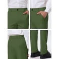 thumbnail image 6 of INSPIRE CHIC Men's Dress Business Pants Classic Fit Flat Front Suit Trousers, 6 of 6