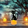 thumbnail image 4 of Halloween Flameless Candles Bats Battery Operated Tealights Set Halloween Candles Decor for Home Party Gift, 4 of 6