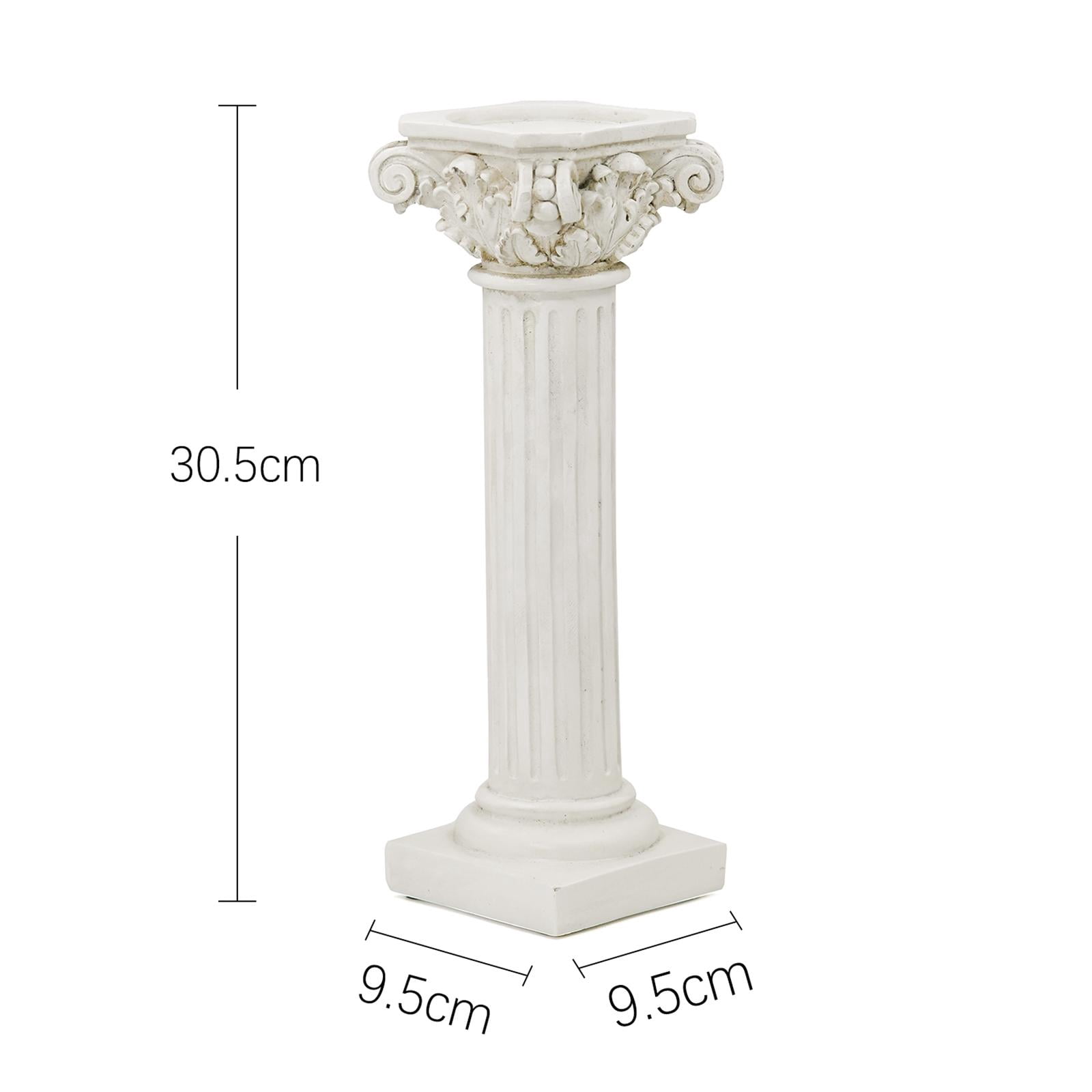 WLPZXP Roman Column Pillar Art Garden Architectural Sculpture for Table Patio Scene L