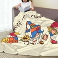 thumbnail image 6 of Honeii Autumn Gnomes1 Print Fleece Blanket - Throw Blanket for Bed, Sofa, Couch, Camping, and Travel , Microplush Ultra Soft Warm Blanket-80"x60", 6 of 7