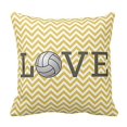 thumbnail image 1 of QIFEIHA Volleyball Love Letters Pillowcase Cushion Cover Two Sides Printing Size 18x18 inch, 1 of 2