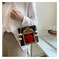 thumbnail image 4 of Gothic Vintage Baroque Handbag for Women Lolita Shoulder Bag Party Club Chain Clutch, 4 of 4