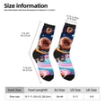 thumbnail image 2 of Balery Space Colorful Donut Calcetas Largas con Estampado para Hombre y Mujer – Suaves y Transpirables, Talla Única (US 5-11), 2 of 6