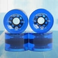 thumbnail image 3 of koolsoo 4XLongboard Skateboard Wheels 51X70mm Resilient PU for Rough Ground Asphalt Road Dark Blue, 3 of 8