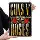 thumbnail image 5 of Placa Metal Vintage Guns N Roses Pintura Hierro Rectangular Pared 20x30cm, 5 of 9