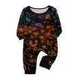 thumbnail image 4 of Matching Family Halloween Pajamas Set - 2026 Cute Ghost & Pumpkin Print Two-Piece Sleepwear Pjs - Family Matching Pajamas Soft Holiday Loungewear Halloween Matching Pajamas for Family, 4 of 6