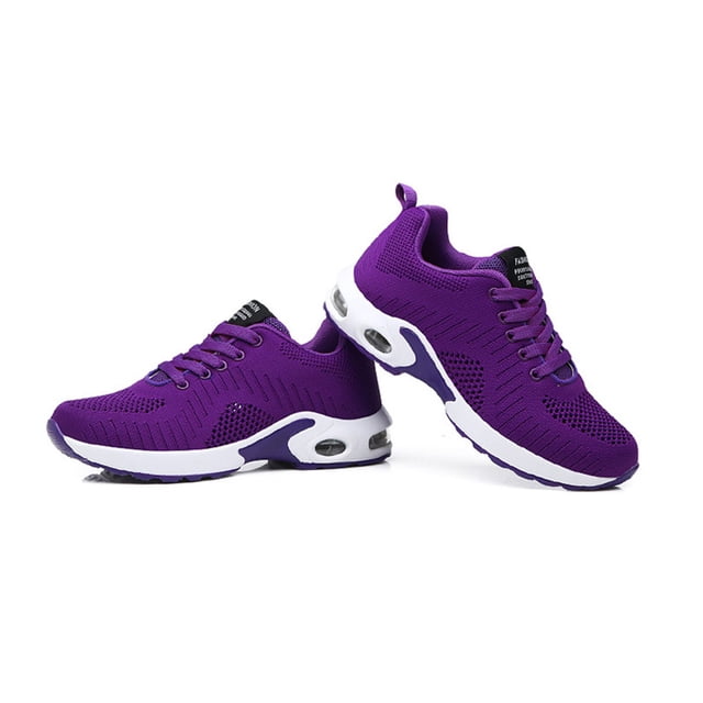 Minnieouse 1 par de zapatillas deportivas transpirables para mujer, zapatillas deportivas para caminar, calzado para hacer ejercicio de Calzado Púrpura/39