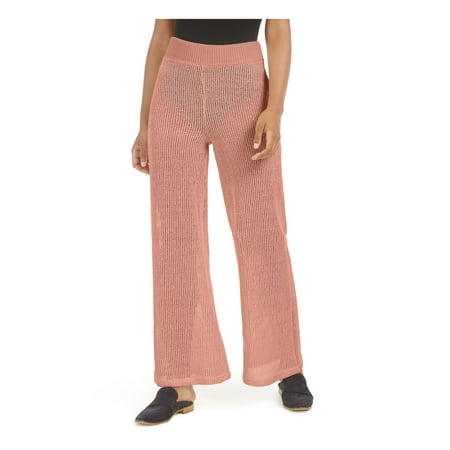 FREE PEOPLE Womens Coral Patterned Boot Cut Pants Size: XS