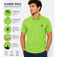 thumbnail image 5 of Men’s Pique Polo Shirt Cotton Short Sleeve Collared Golf Polo Soft Breathable Casual Work Shirt, 5 of 6