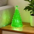 thumbnail image 6 of Christmas Tree with Fairy Lights, Lighted Christmas Tree Figurine for Tabletop Centerpiece, Sparkling Handmade Glowing Crystal Decoration, Light up Christmas Trees for Holiday (Multicolor), 6 of 10