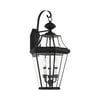 Livex Lighting Georgetown Outdoor Wall Lantern in Black