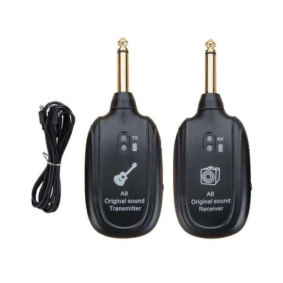 Receptor Transmisor Inalámbrico de Audio Perfecl para Guitarra Electrónica y Micrófono