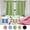 A, variant on Floral Lace Curtains for Kitchen Bedroom - 24x29 Inch Short Rod Pocket Sheers, 2 Panels - Airy Tulle Window Treatments for Cafe, Bathroom & Living Room