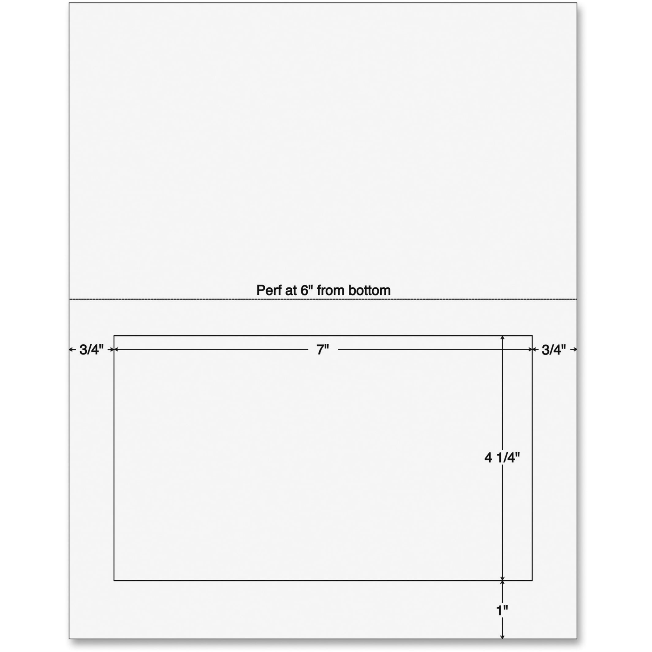 Sparco, SPR99595, Integrated Label Forms, 250 / Pack, White - Walmart.com