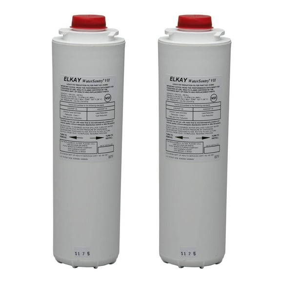Elkay 51299C WaterSentry VII Water Fountain Replacement Filter Assembly (2 Pack)