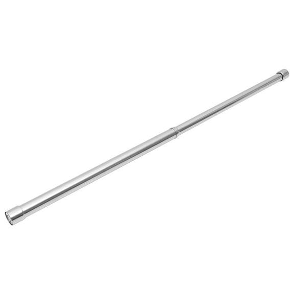 Baluue Multi Functional Silver Closet Rod for Wardrobe and Cabinet Clothes Hanging