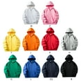 thumbnail image 4 of GYRATEDREAM Toddler Baby Fall Winter Zip-up Hoodie Jacket Kids Lightweight Long Sleeve Windbreaker Hooded Sweatshirts Coat with Pockets Boys Girls Solid Color Fleece Lined Outwear for 2-8 Years, 4 of 4