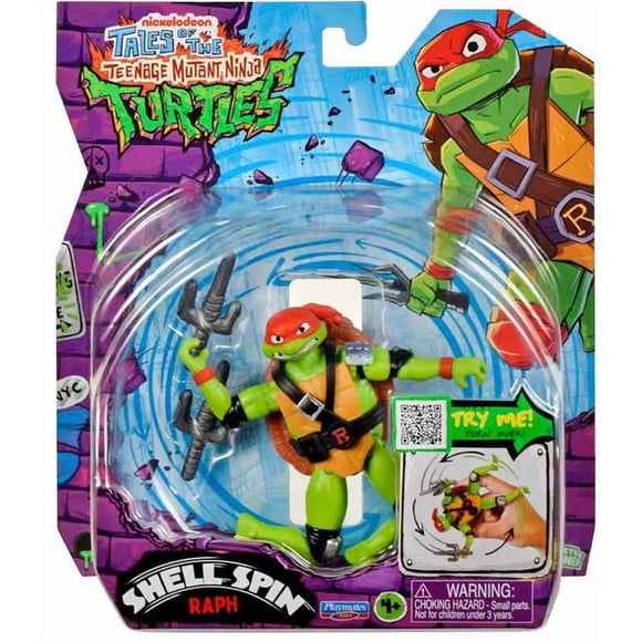 Teenage Mutant Ninja Turtles Shell Spin 5 Inch Action Figure - Raphael