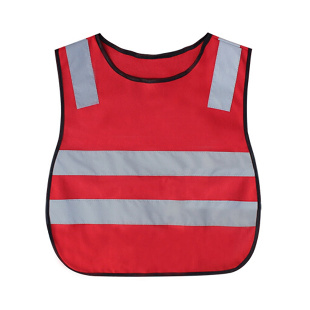 GOGO Kids Running Safety Vest Reflective Vest with Elastic Waistband for Outdoor 