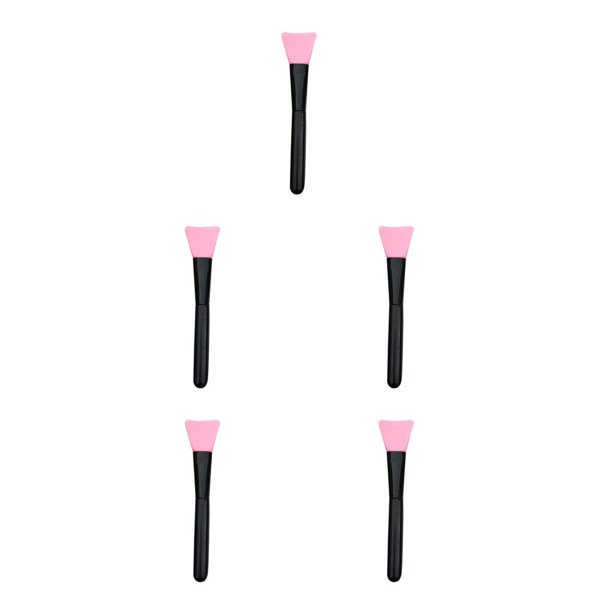 Jumpingount Cepillo de barro para la cara de silicona, aplicador de mezcla de cosméticos faciales de cabeza , herramienta de belleza de barra de Type2 NO2