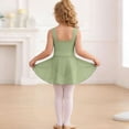 thumbnail image 6 of Bovxnpu Girls Dresses Summer Outfits Solid Sleeveless Tank Dance Practice Leotard Sundress, 6 of 8
